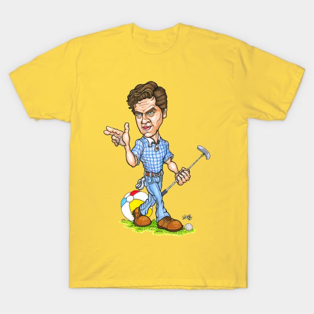 Shooter McGavin T-Shirt by Ash Camac Illo